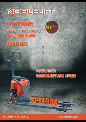 Transpalete cu operator pedestru Noblelift SPTE33Li