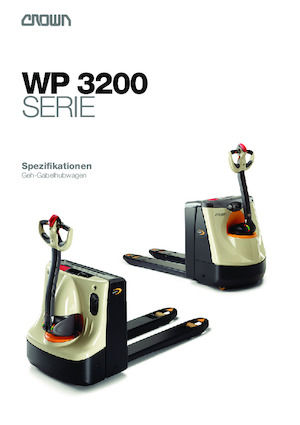 Transpalete cu operator pedestru Crown WP 3220