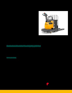 Transpalete cu operator pedestru Jungheinrich ECR 327