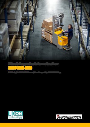 Stackere (transpaleți) cu operare la mare înălțime Jungheinrich ERC 220