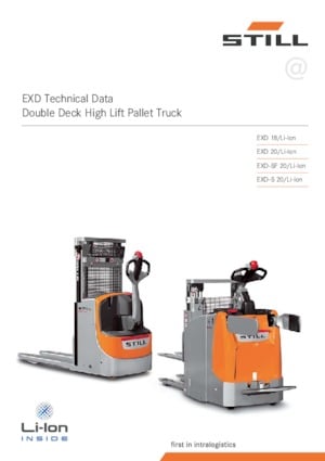 Stackere (transpaleți) mobile Still EXD 20