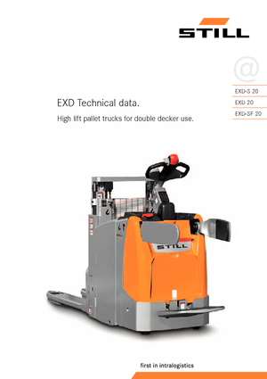 Stackere (transpaleți) mobile Still EXD-S 20