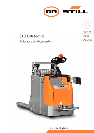 Stackere (transpaleți) mobile Still EXD-SF 20