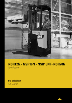 Stackere (transpaleți) cu operare la mare înălțime Caterpillar NSR16N