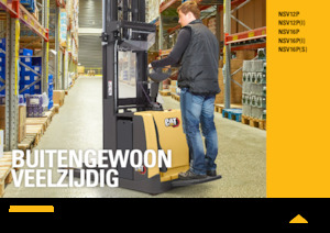 Stackere (transpaleți) cu operare la mare înălțime Caterpillar NSV12P