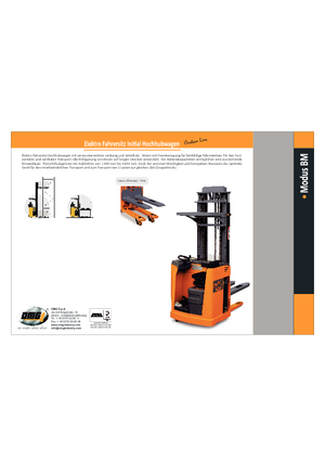 Stackere (transpaleți) cu operare la mică înălțime OMG Modus-BM