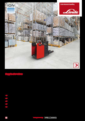 Stackere (transpaleți) cu operare la mare înălțime Linde D10FP