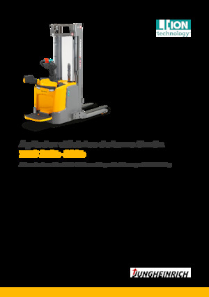 Stackere (transpaleți) cu operare la mare înălțime Jungheinrich ERC 212b