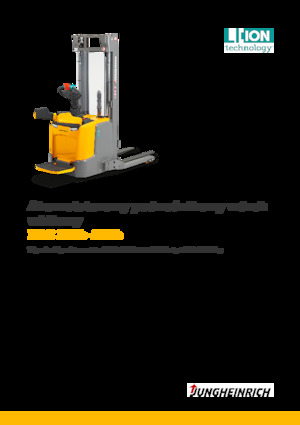 Stackere (transpaleți) cu operare la mare înălțime Jungheinrich ERC 212b