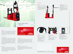 Stackere (transpaleți) cu operare la mare înălțime Linde L-MATIC AC