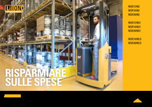 Stackere (transpaleți) cu operare la mare înălțime Caterpillar NSR20N2S