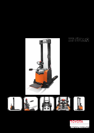 Stackere (transpaleți) cu operare la mare înălțime Toyota SPE120