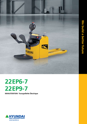 Transpaleți cu platformă, cu operare la mare înălțime Hyundai 22 EB 9-7
