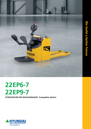 Transpaleți cu platformă, cu operare la mare înălțime Hyundai 22 EB 9-7
