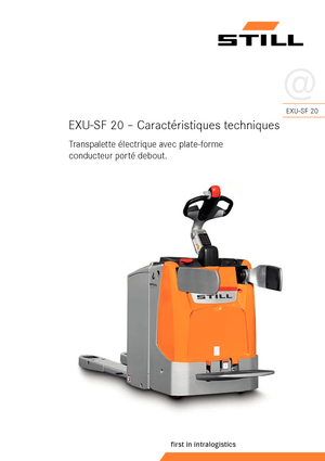 Transpalete cu operator pedestru Still EXU-SF 20