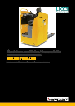 Transpaleți cu platforma, cu operare la mică înălțime Jungheinrich ESE 220