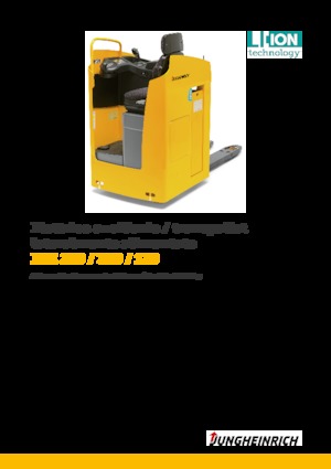 Transpaleți cu platforma, cu operare la mică înălțime Jungheinrich ESE 220