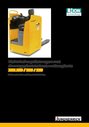 Transpaleți cu platforma, cu operare la mică înălțime Jungheinrich ESE 220