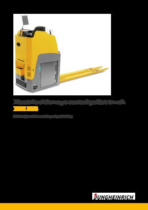 Transpaleți cu platforma, cu operare la mică înălțime Jungheinrich ESE 533