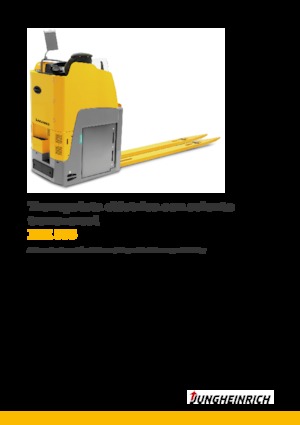 Transpaleți cu platforma, cu operare la mică înălțime Jungheinrich ESE 533