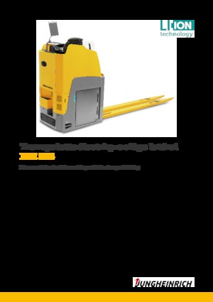 Transpaleți cu platforma, cu operare la mică înălțime Jungheinrich ESE 533