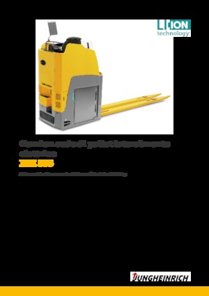 Transpaleți cu platforma, cu operare la mică înălțime Jungheinrich ESE 533