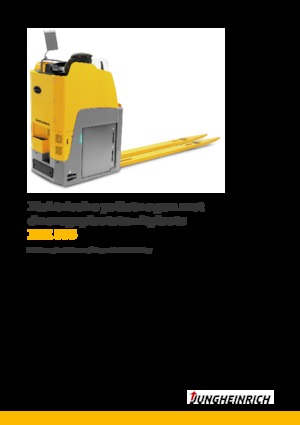 Transpaleți cu platforma, cu operare la mică înălțime Jungheinrich ESE 533