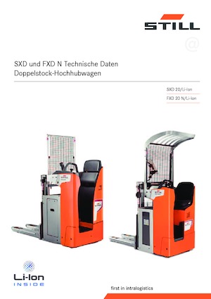 Stackere (transpaleți) cu operare la mică înălțime Still FXD 20 N