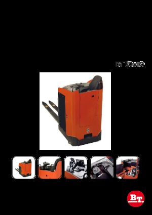 Transpaleți cu platforma, cu operare la mică înălțime BT LRE 300 
