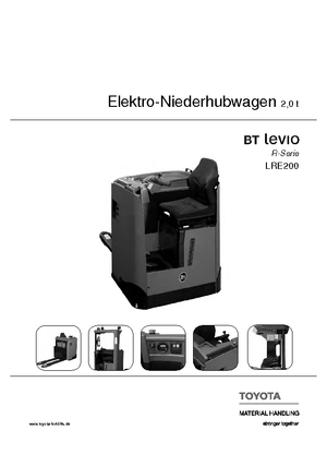 Transpaleți cu platforma, cu operare la mică înălțime BT LRE 200 