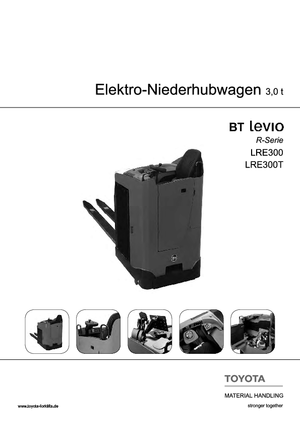 Transpaleți cu platforma, cu operare la mică înălțime BT LRE 300 