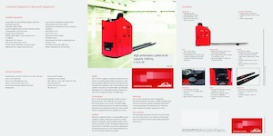 Transpaleți cu platforma, cu operare la mică înălțime Linde T33R-HP