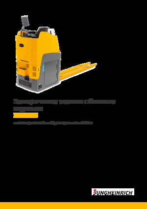 Transpaleți cu platforma, cu operare la mică înălțime Jungheinrich ESE 533