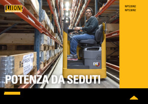 Transpaleți cu platforma, cu operare la mică înălțime Caterpillar NPS30N2