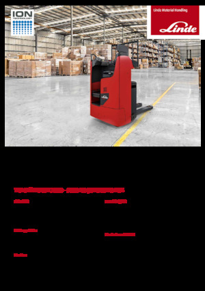 Transpaleți cu platforma, cu operare la mică înălțime Linde T20RW