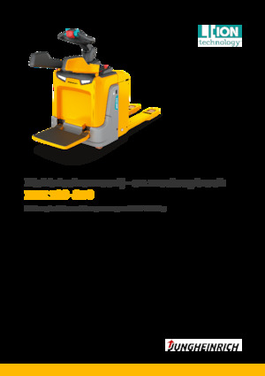 Transpaleți cu platformă, cu operare la mare înălțime Jungheinrich ERE 230