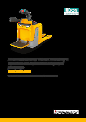 Transpaleți cu platformă, cu operare la mare înălțime Jungheinrich ERE 230