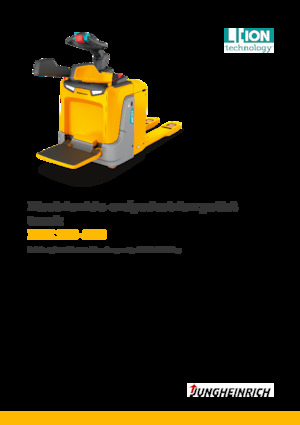 Transpaleți cu platformă, cu operare la mare înălțime Jungheinrich ERE 230