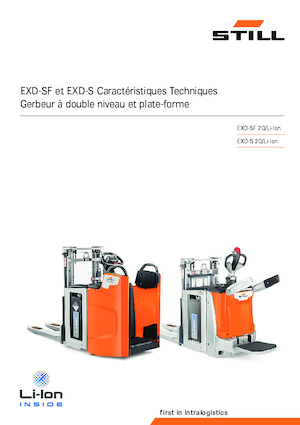 Stackere (transpaleți) mobile Still EXD-SF 20