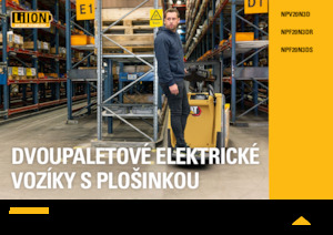 Transpaleți cu platformă, cu operare la mare înălțime Caterpillar NPF20N3DS