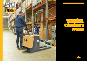 Transpaleți cu platformă, cu operare la mare înălțime Caterpillar NPV20QL