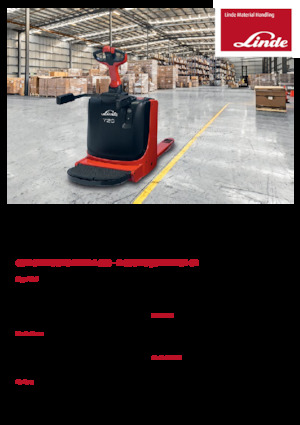 Transpalete cu operator pedestru Linde T16P	