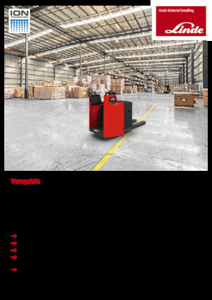 Transpaleți cu platformă, cu operare la mare înălțime Linde T20FP