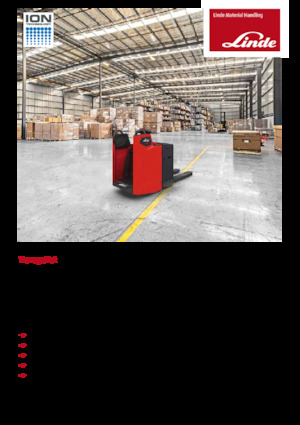 Transpaleți cu platformă, cu operare la mare înălțime Linde T20FP