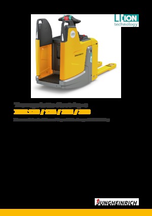 Transpaleți cu platformă, cu operare la mare înălțime Jungheinrich ERE 120