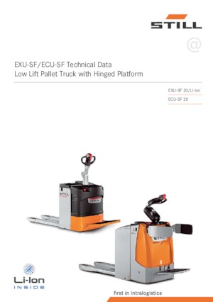 Transpalete cu operator pedestru Still EXU-SF 20