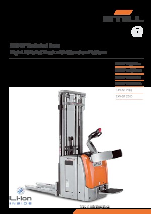 Stackere (transpaleți) mobile Still EXV-SF 20