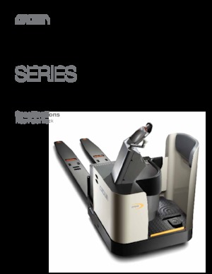 Transpaleți cu platformă, cu operare la mare înălțime Crown PR 4500-60