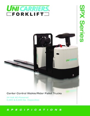 Order pickers (preparatoare de comenzi) UniCarriers SPX60B