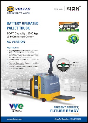 Transpaleți cu platformă, cu operare la mare înălțime OM VVE BOPT 2T